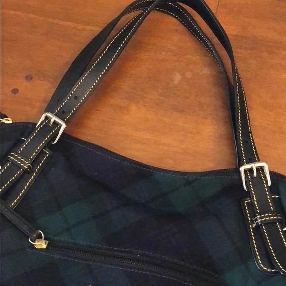Dooney and Burke Tartan Purse - Picture 3 of 6